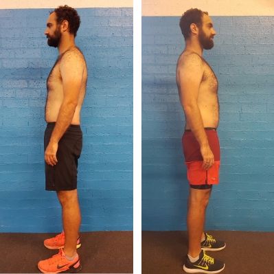 Fitness Results Wollongong. Body Revival 8 week Challenge. Before and After photo